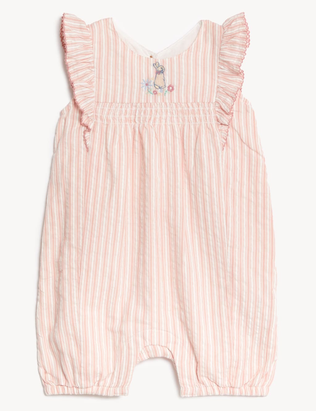 Pure Cotton Peter Rabbit™ Striped Romper (0-3 Yrs) image 3