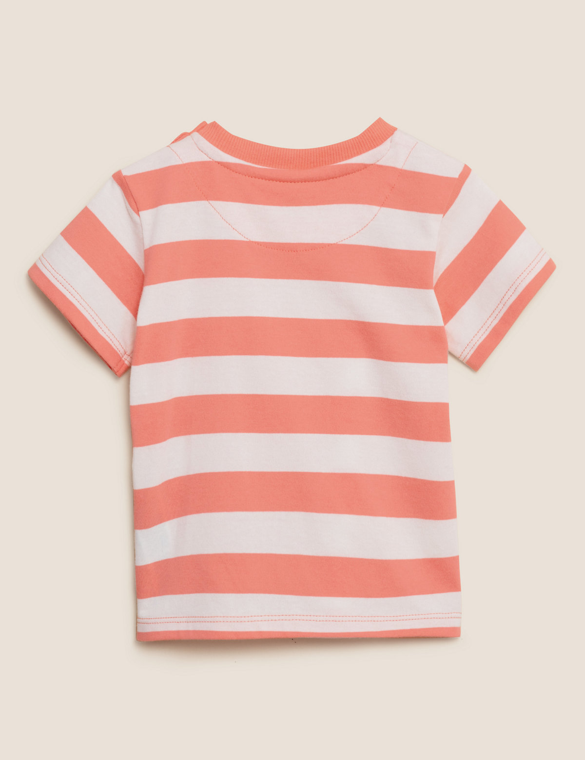 Pure Cotton Striped Pelican T-Shirt (0-3 Yrs)
