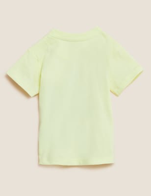 

M&S Collection T-Shirt aus reiner Baumwolle mit Häschenmuster (0-3 J.) - Light Green Mix, Light Green Mix
