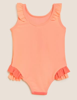 

M&S Collection Bañador de cisne con volantes (0-3 años) - Pink, Pink
