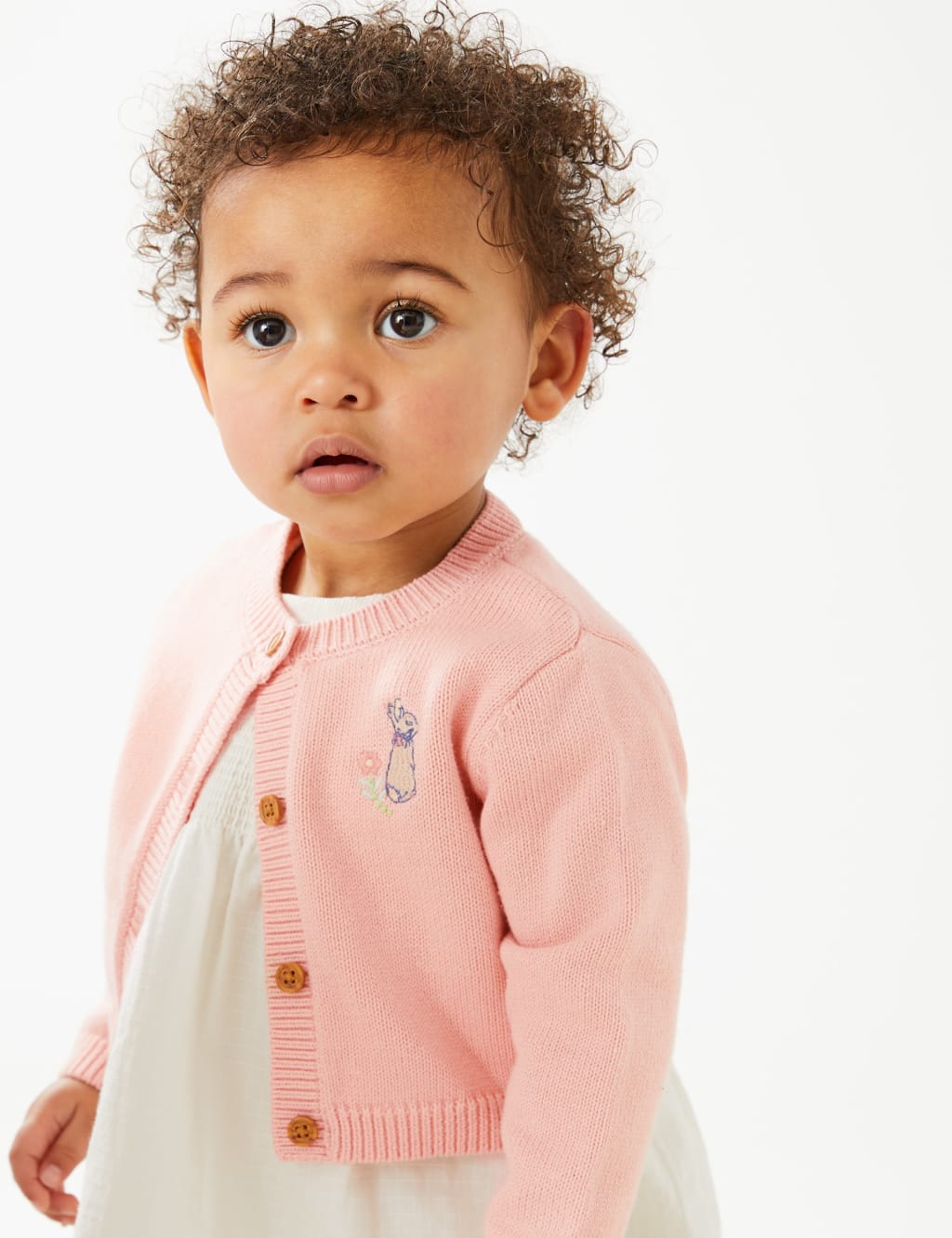 Pure Cotton Peter Rabbit™ Cardigan (0-3 Yrs) image 5