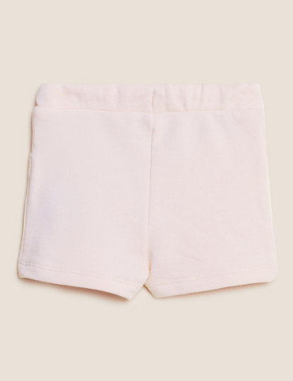 Cotton Rich Super Sweet Slogan Shorts (0-3 Yrs)