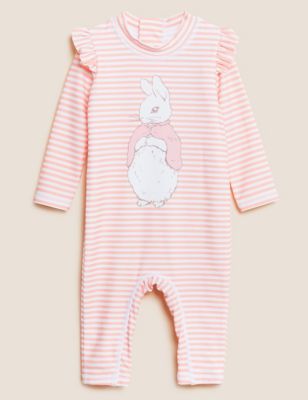

Girls M&S Collection Peter Rabbit™ Long Sleeve Swimsuit (0-3 Yrs) - Pink Mix, Pink Mix