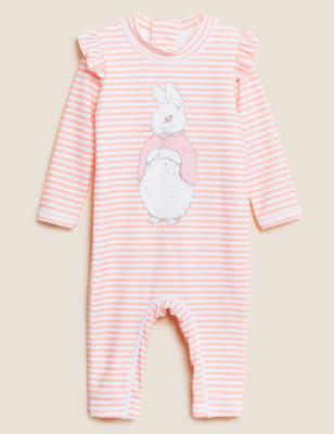 

Girls M&S Collection Peter Rabbit™ Long Sleeve Swimsuit (0-3 Yrs) - Pink Mix, Pink Mix