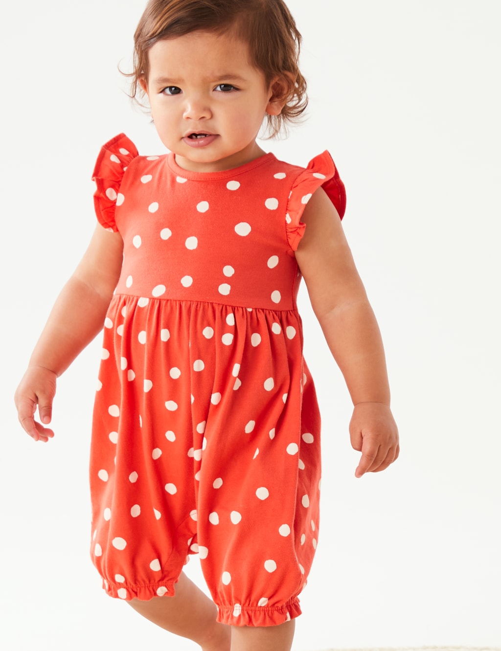 Pure Cotton Spot Print Romper (0-3 Yrs) image 5