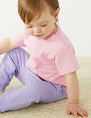 

M&S Collection Pack de 3 camisetas 100% algodón (0-3 años) - Light Pink, Light Pink