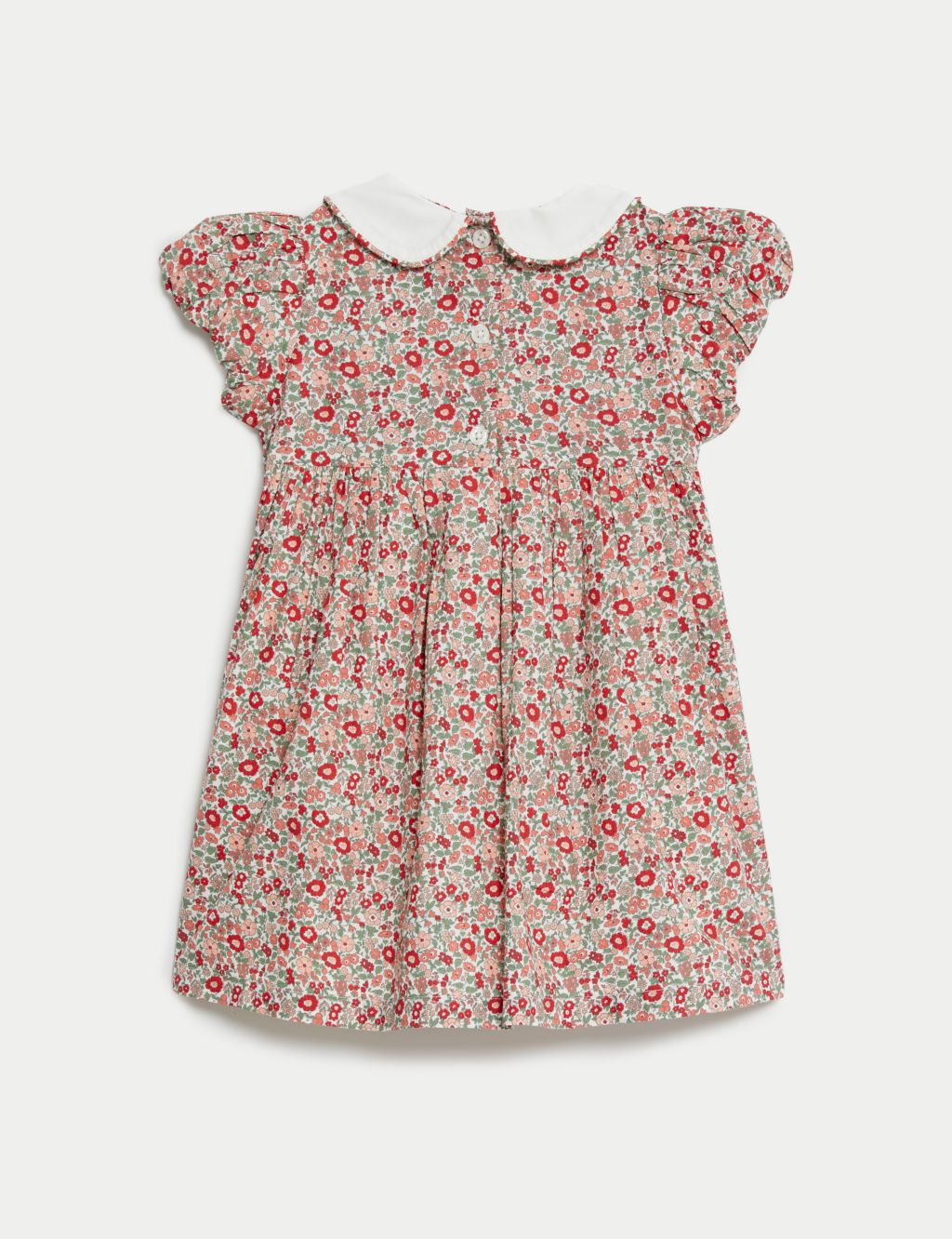 Pure Cotton Ditsy Floral Dress (0-3 Yrs) image 3