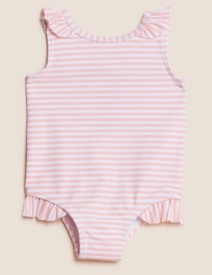 

Girls M&S Collection 2pk Floral & Striped Swimsuits (0-3 Yrs) - Multi, Multi