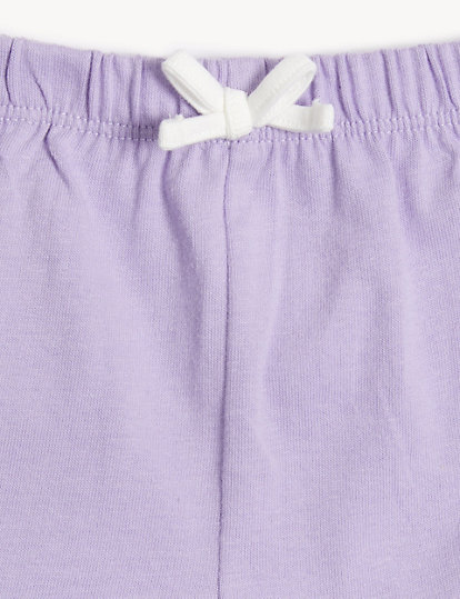Pure Cotton Frill Shorts (0-3 Yrs)