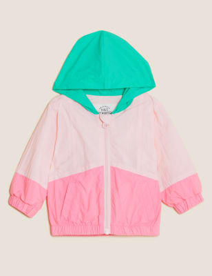 colourful rain jacket