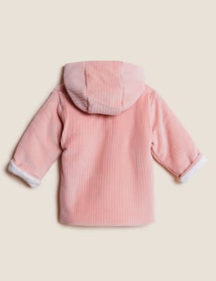 

Girls M&S Collection Cotton Hooded Jacket (0-3 Yrs) - Tea Rose, Tea Rose