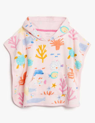 

Girls M&S Collection Cotton Rich Underwater Poncho (0-3 Yrs) - Pink Mix, Pink Mix