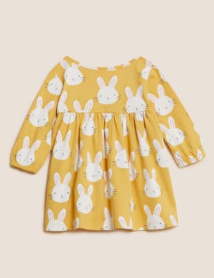 

Girls M&S Collection Pure Cotton Bunny Print Dress (0 - 3 Yrs) - Yellow Mix, Yellow Mix