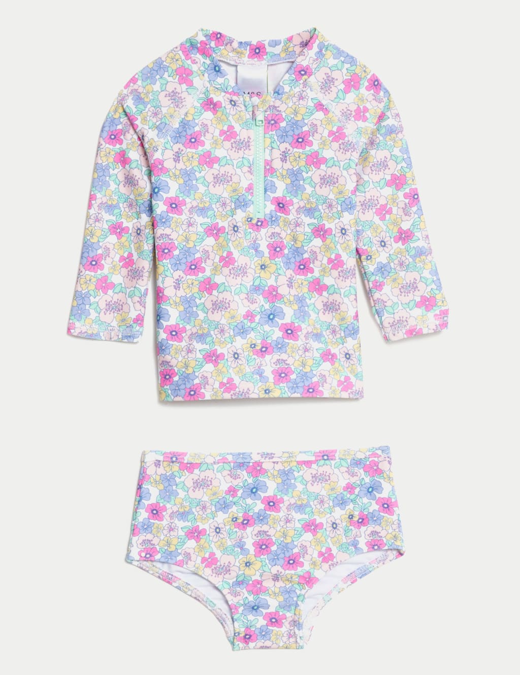 2pc Floral Swim Set (0-3 Yrs) image 2