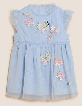 蝴蝶连衣裙（0-3 岁）
