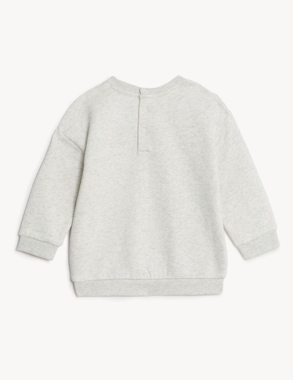 Cotton Rich Smile Slogan Sweater (0-3 Yrs) image 2