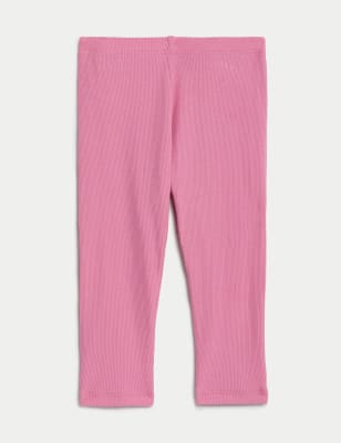 

Girls M&S Collection Cotton Rich Leggings (0-3 Yrs) - Medium Rose, Medium Rose