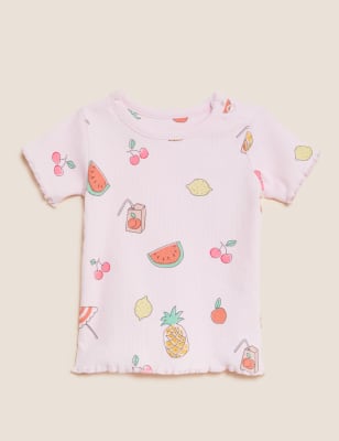 

Girls M&S Collection 3pk Cotton Rich Print T-Shirts (0-3 Yrs) - Multi, Multi