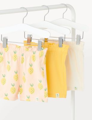 3pk Pure Cotton Shorts (0-3 Yrs) - VN