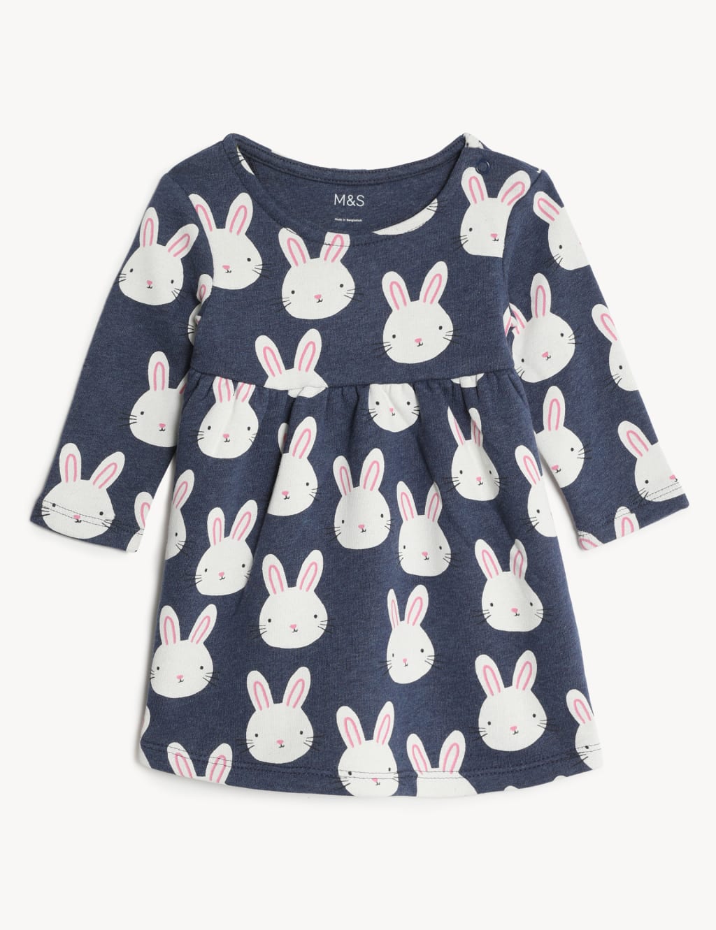 Pure Cotton Bunny Dress (0-3 Yrs) image 1