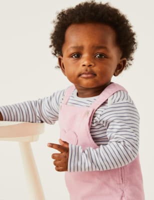 

M&S Collection Conjunto de 2 piezas 100% algodón (0-3 años) - Pink Mix, Pink Mix