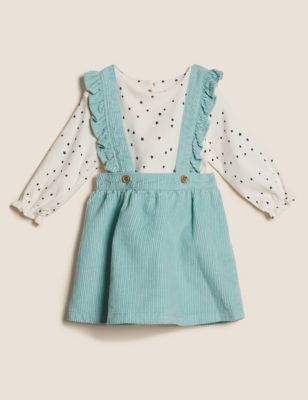

Girls M&S Collection 2pc Pure Cotton Stars Outfit (0-3 Yrs) - Mint Mix, Mint Mix