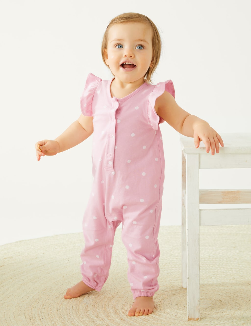 Pure Cotton Spot Romper (0-3 Yrs) image 5