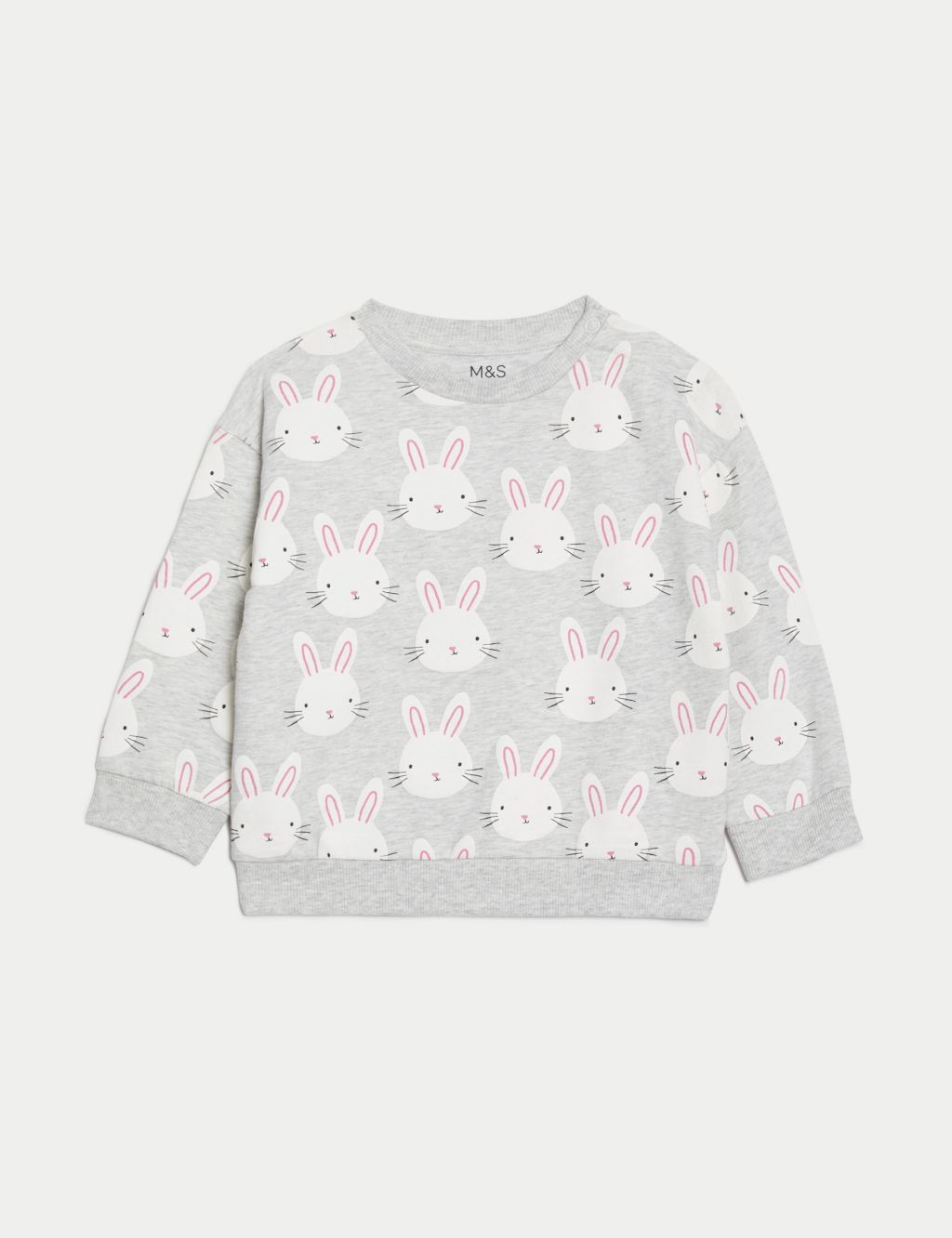 2pc Cotton Rich Bunny Print Outfit (0-3 Yrs) image 3