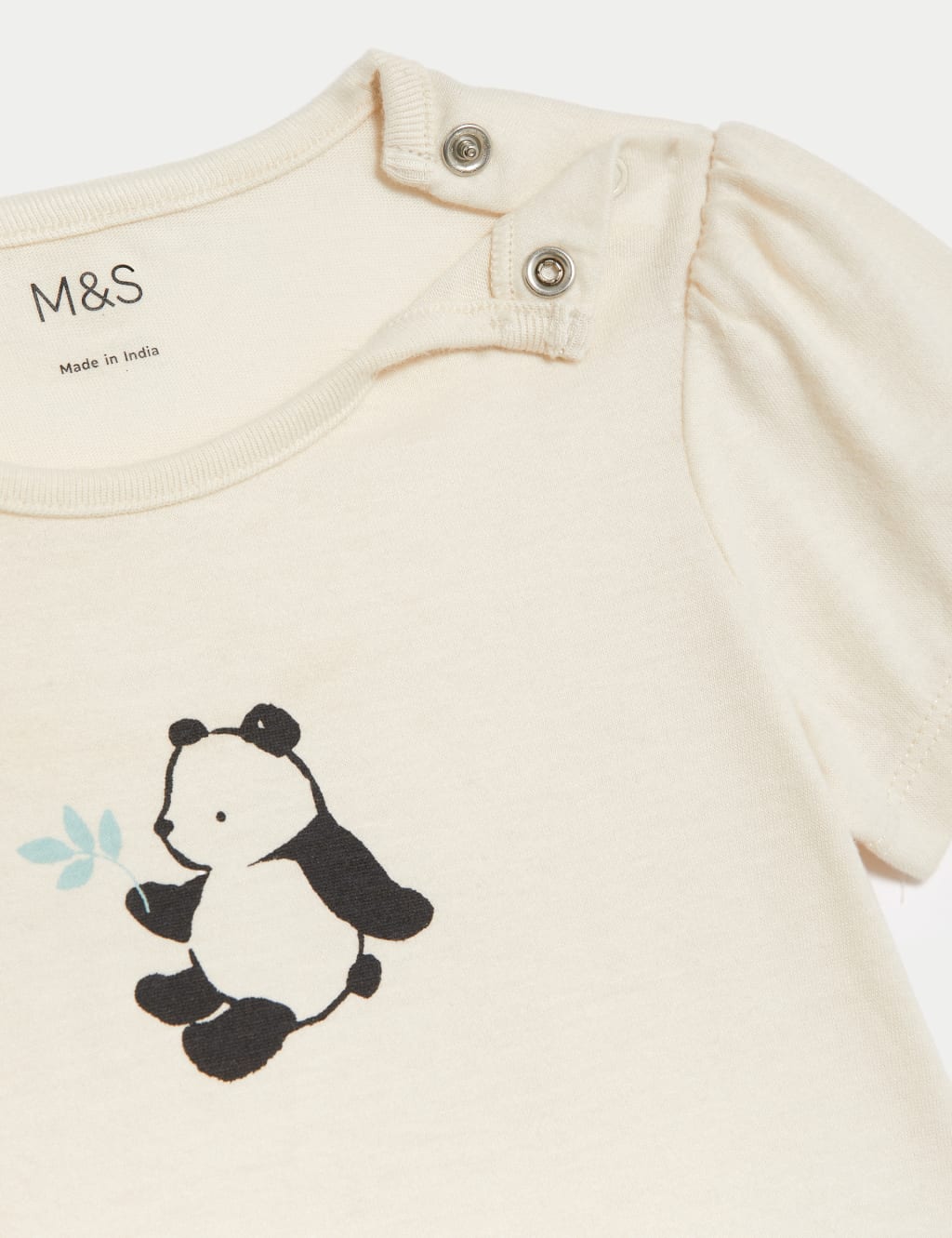Pure Cotton Panda Top (0-3 Yrs) image 2