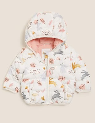 

M&S Collection Chaqueta acolchada estampada (0-3 años) - Cream Mix, Cream Mix