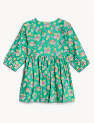 

Girls M&S Collection Floral Print Dress (0 -3 Yrs) - Green Mix, Green Mix