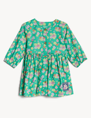 

M&S Collection Vestido floral (0-3 años) - Green Mix, Green Mix
