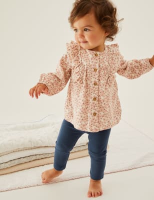 

Girls M&S Collection 2pc Floral Outfit (0-3 Yrs) - Pink Mix, Pink Mix