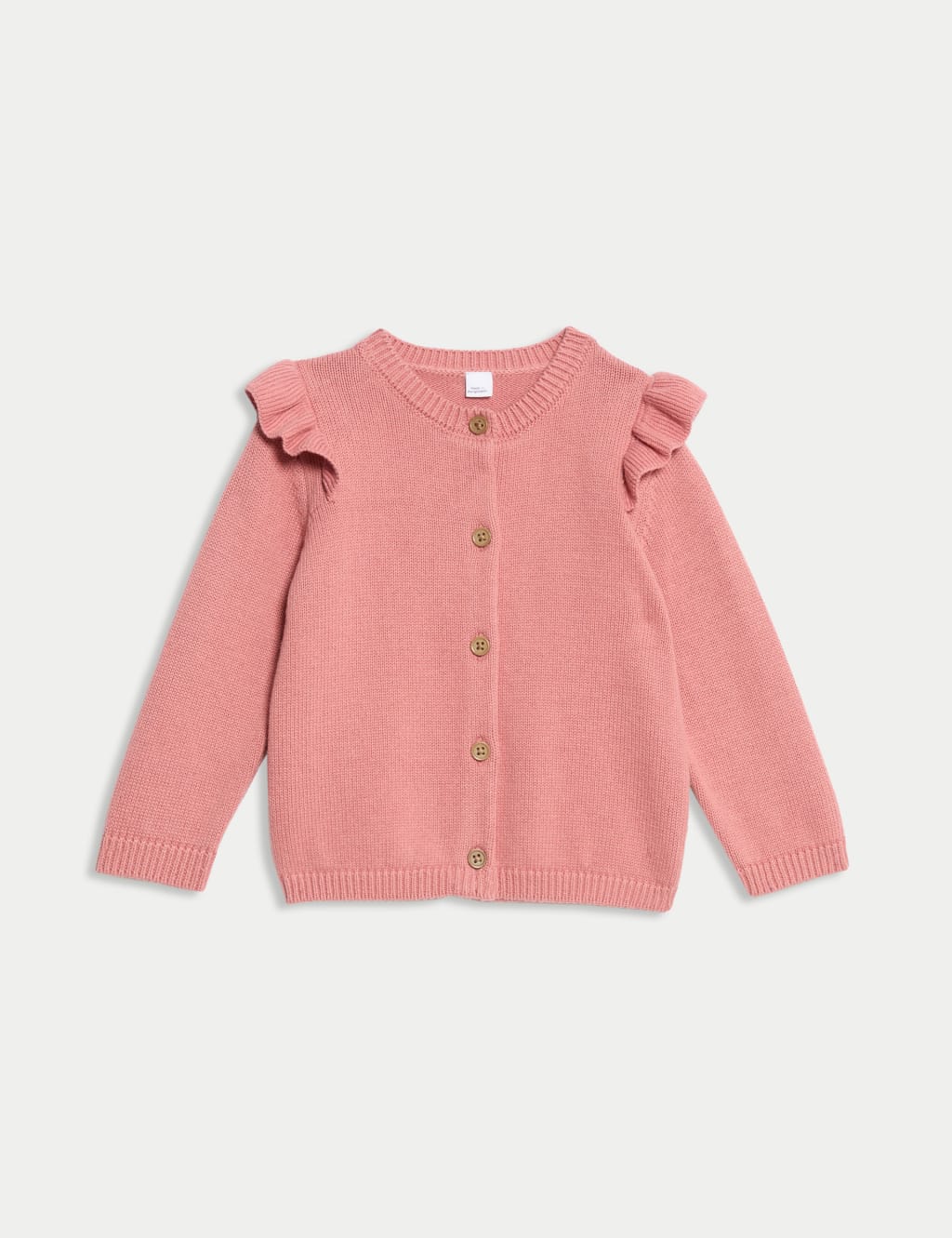 Pure Cotton Knitted Cardigan (0-3 Yrs) image 1