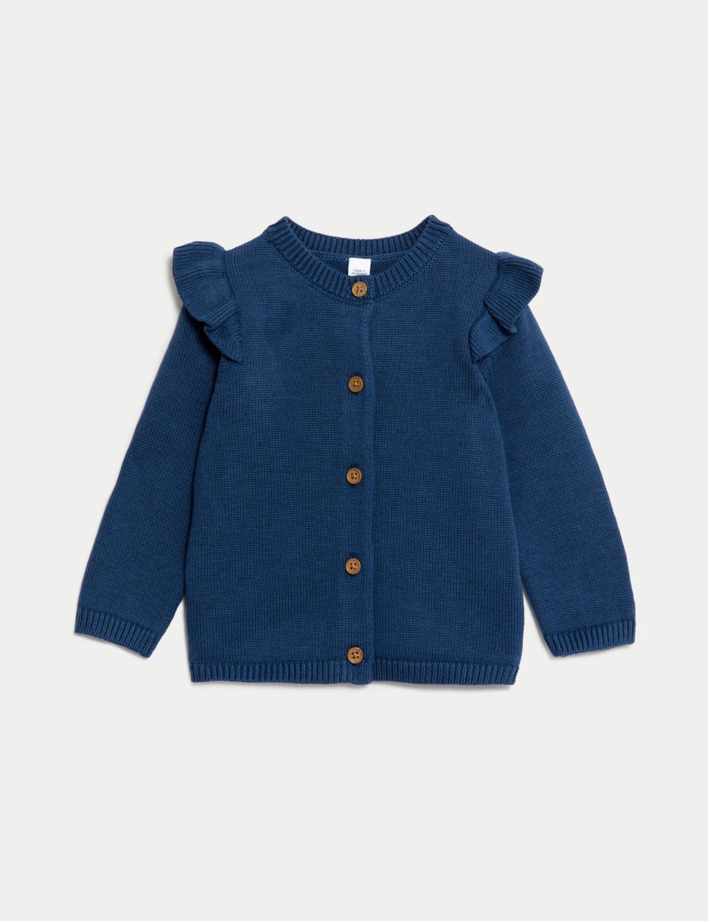 Pure Cotton Knitted Cardigan (0-3 Yrs) image 1
