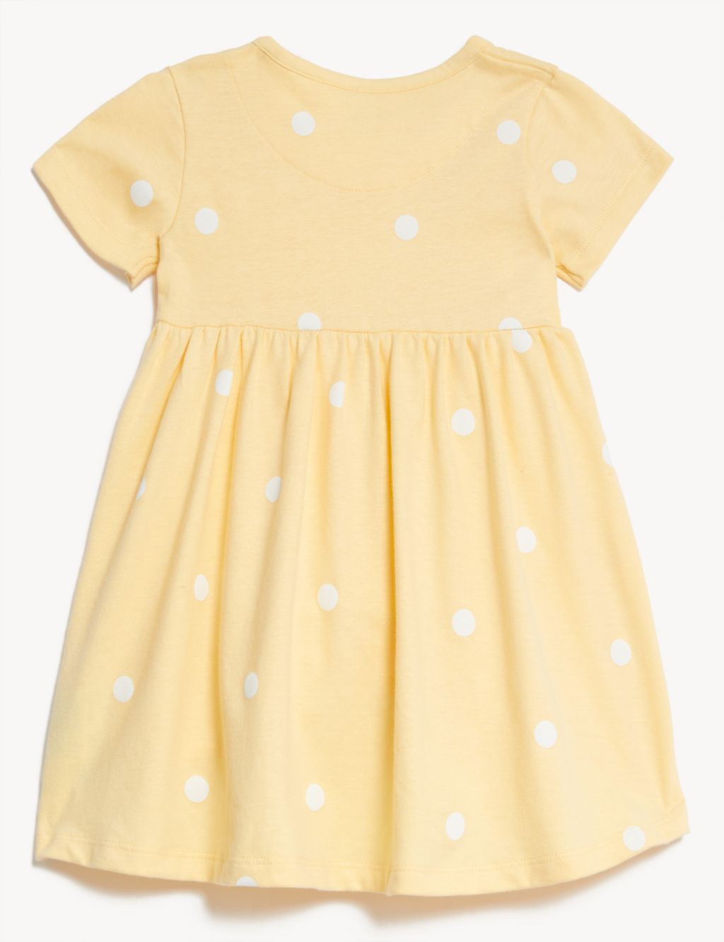 Pure Cotton Spotted Dress (0-3 Yrs) image 2
