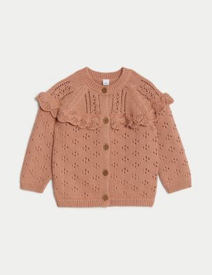 Pure Cotton Knitted Cardigan