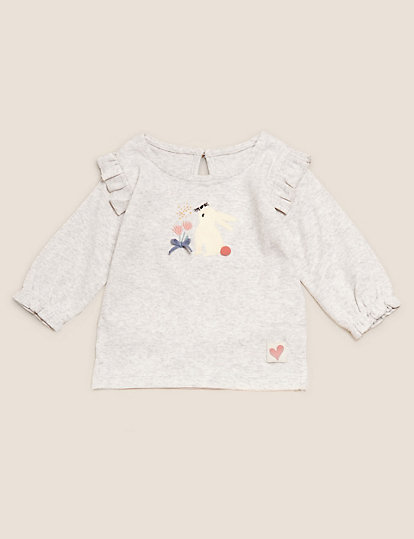 2pc Cotton Rich Bunny Outfit (0-3 Yrs)