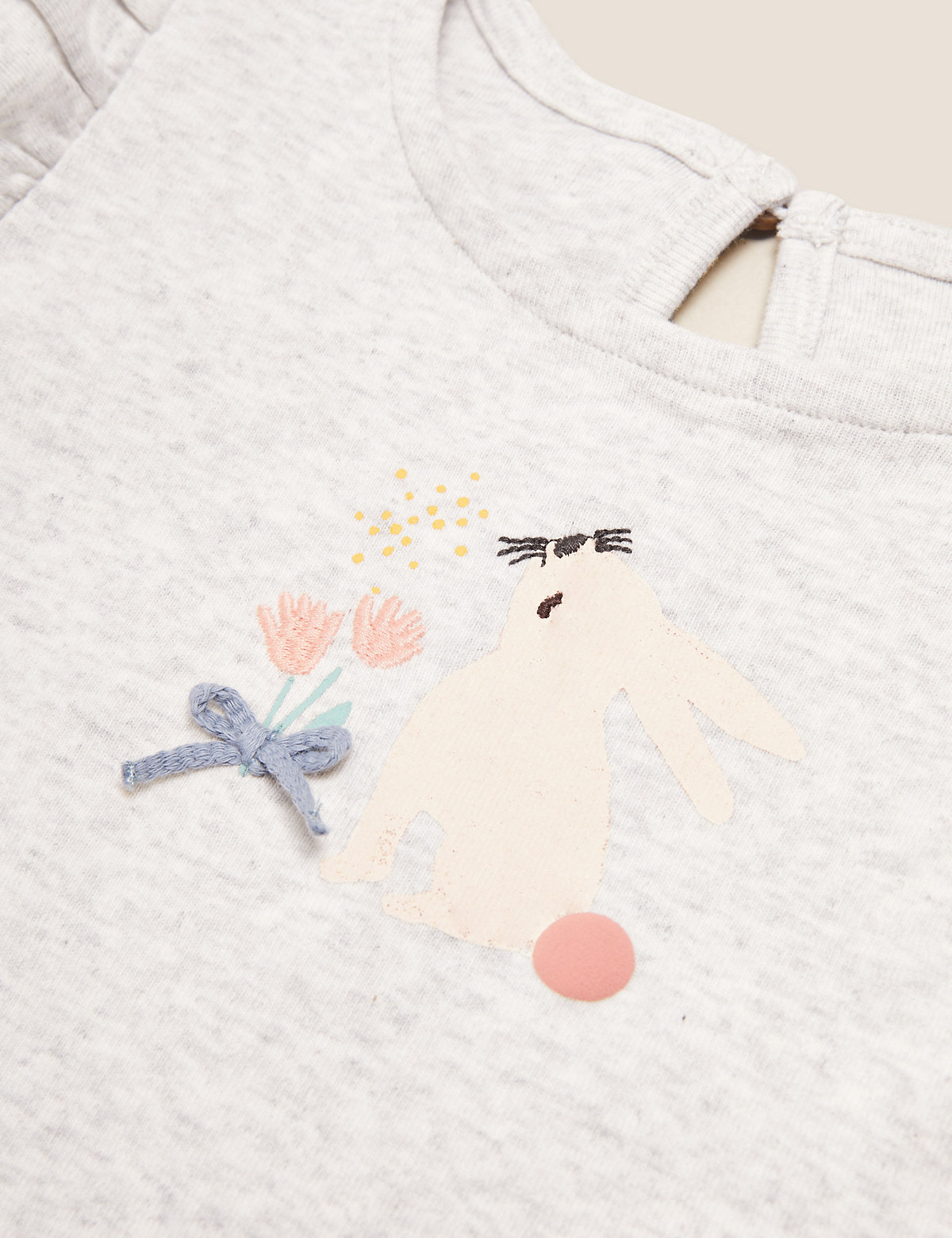 2pc Cotton Rich Bunny Outfit (0-3 Yrs)