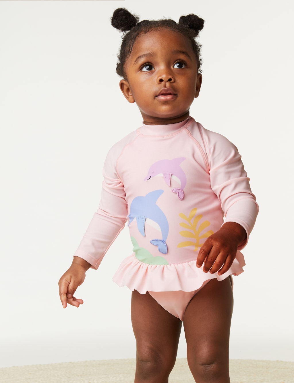 Dolphin Long Sleeve Swimsuit (0-3 Yrs) image 1