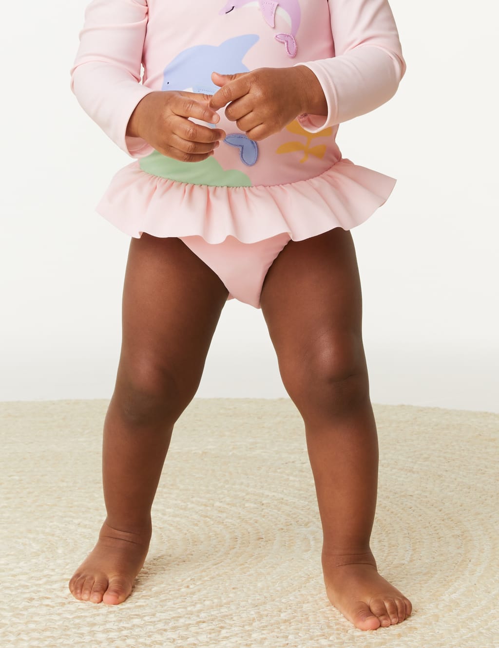 Dolphin Long Sleeve Swimsuit (0-3 Yrs) image 4