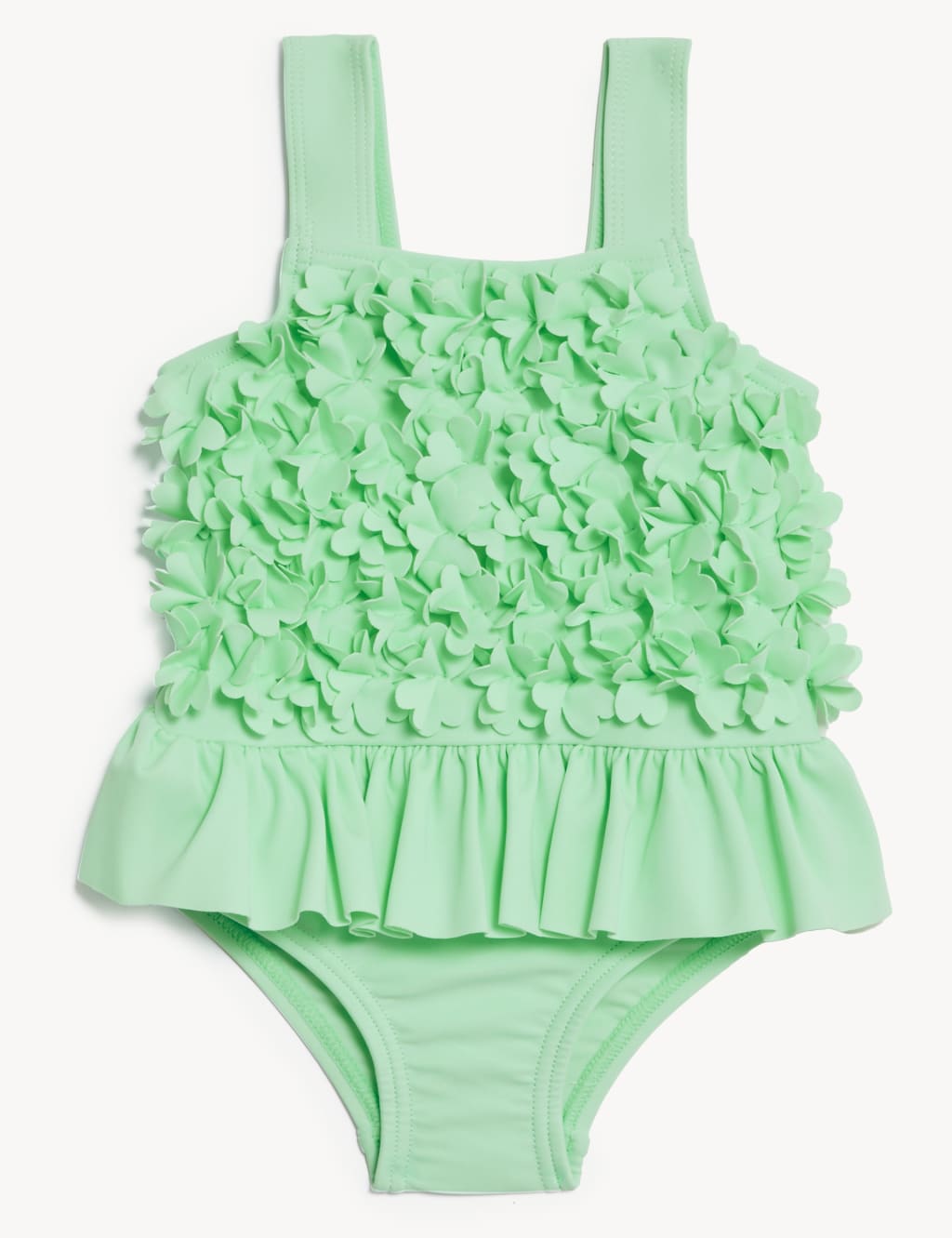 Floral Ruffle Swimsuit (0-3 Yrs) image 1