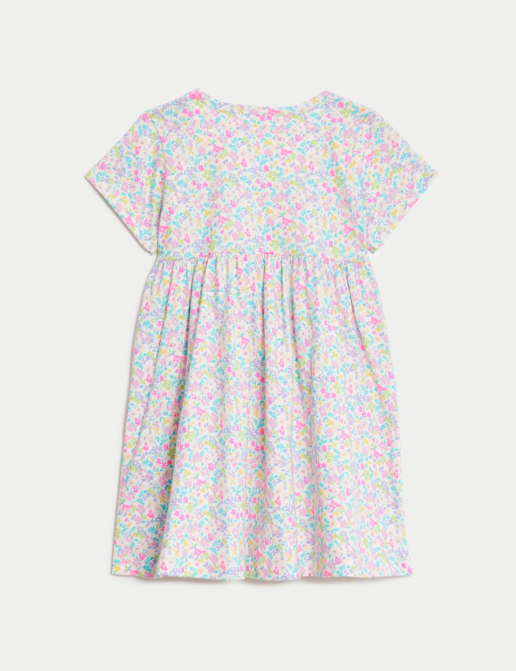 Pure Cotton Ditsy Floral Dress (0-3 Yrs) image 2