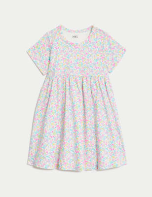 Pure Cotton Ditsy Floral Dress