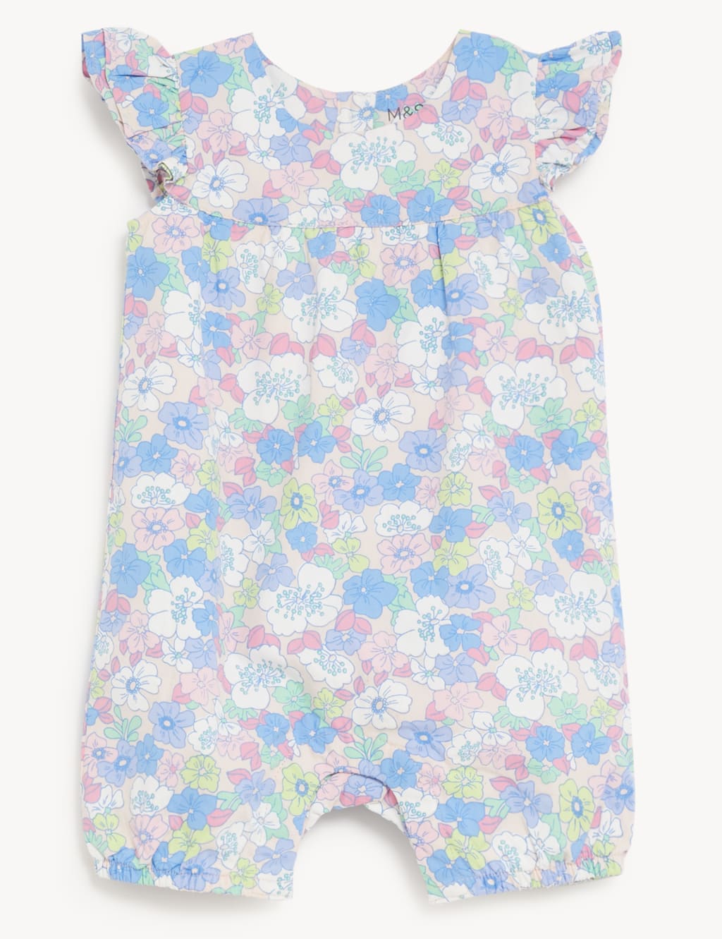 Pure Cotton Floral Romper (0-3 Yrs) image 1