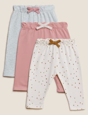 

Girls M&S Collection 3pk Cotton Rich Leggings (0-3 Yrs) - Pink Mix, Pink Mix