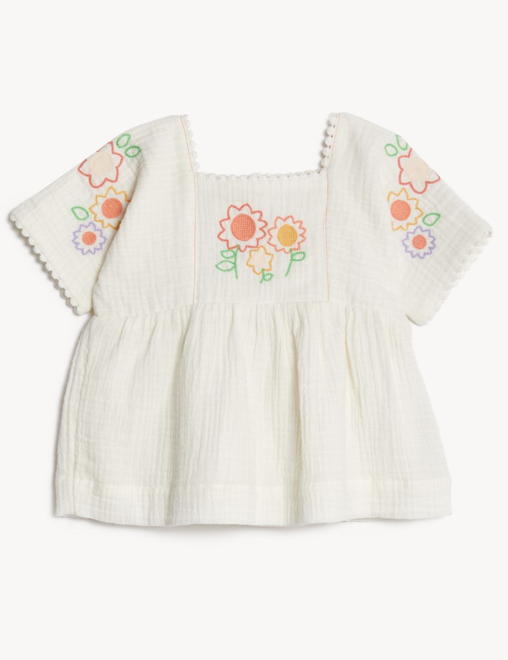 2pc Pure Cotton Floral Outfit (0-3 Yrs) image 3
