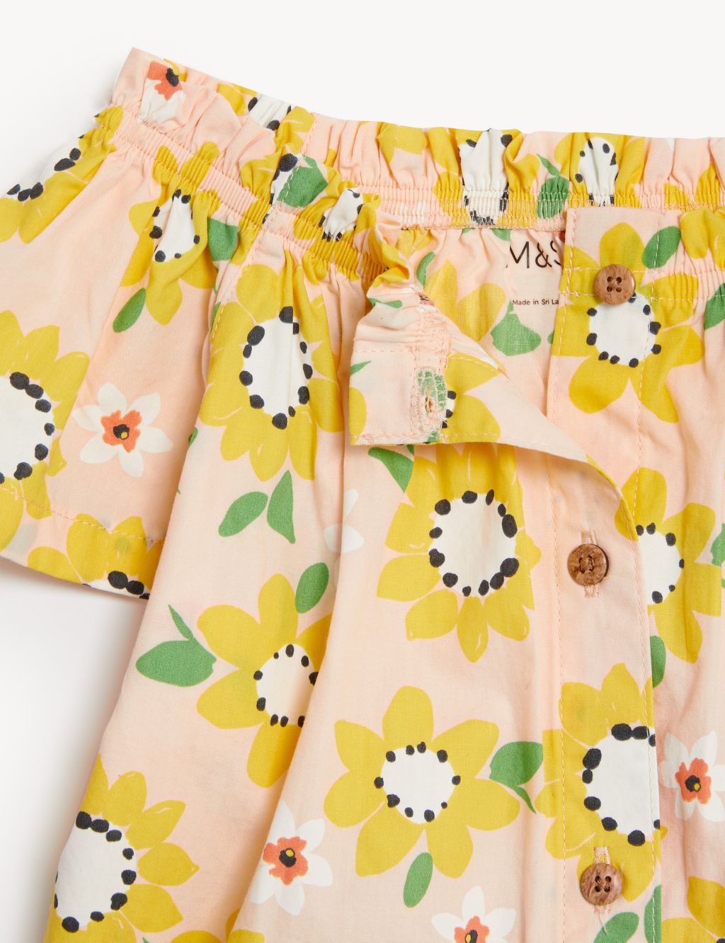 2pc Pure Cotton Floral Outfit (0-3 Yrs) image 5