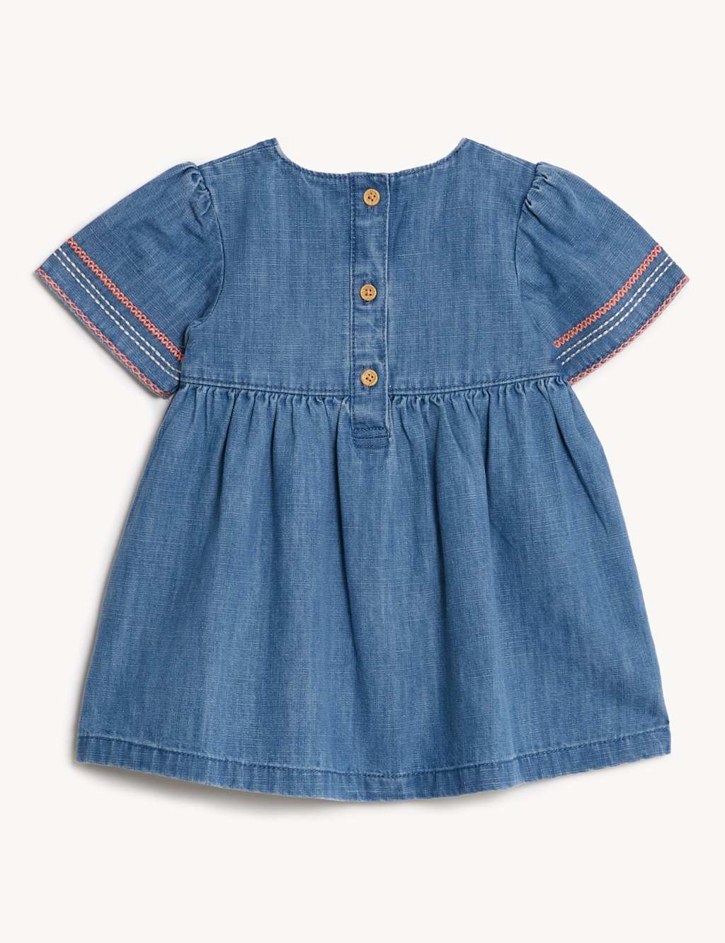 Pure Cotton Floral Dress (0-3 Yrs) image 2