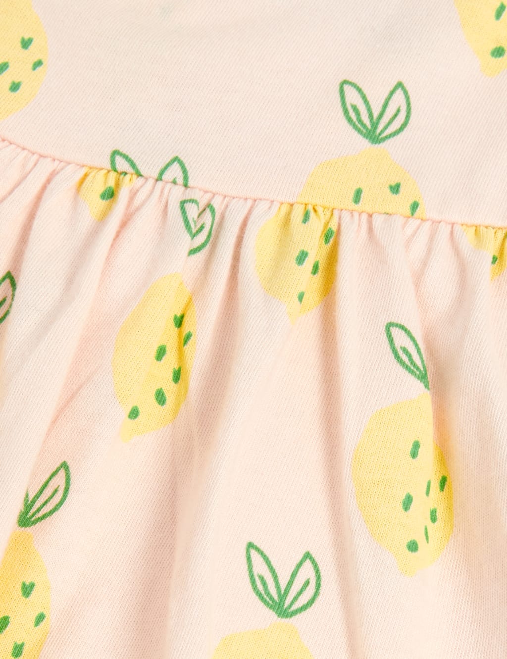3pk Pure Cotton Lemon & Plain T-Shirts (0-3 Yrs) image 4